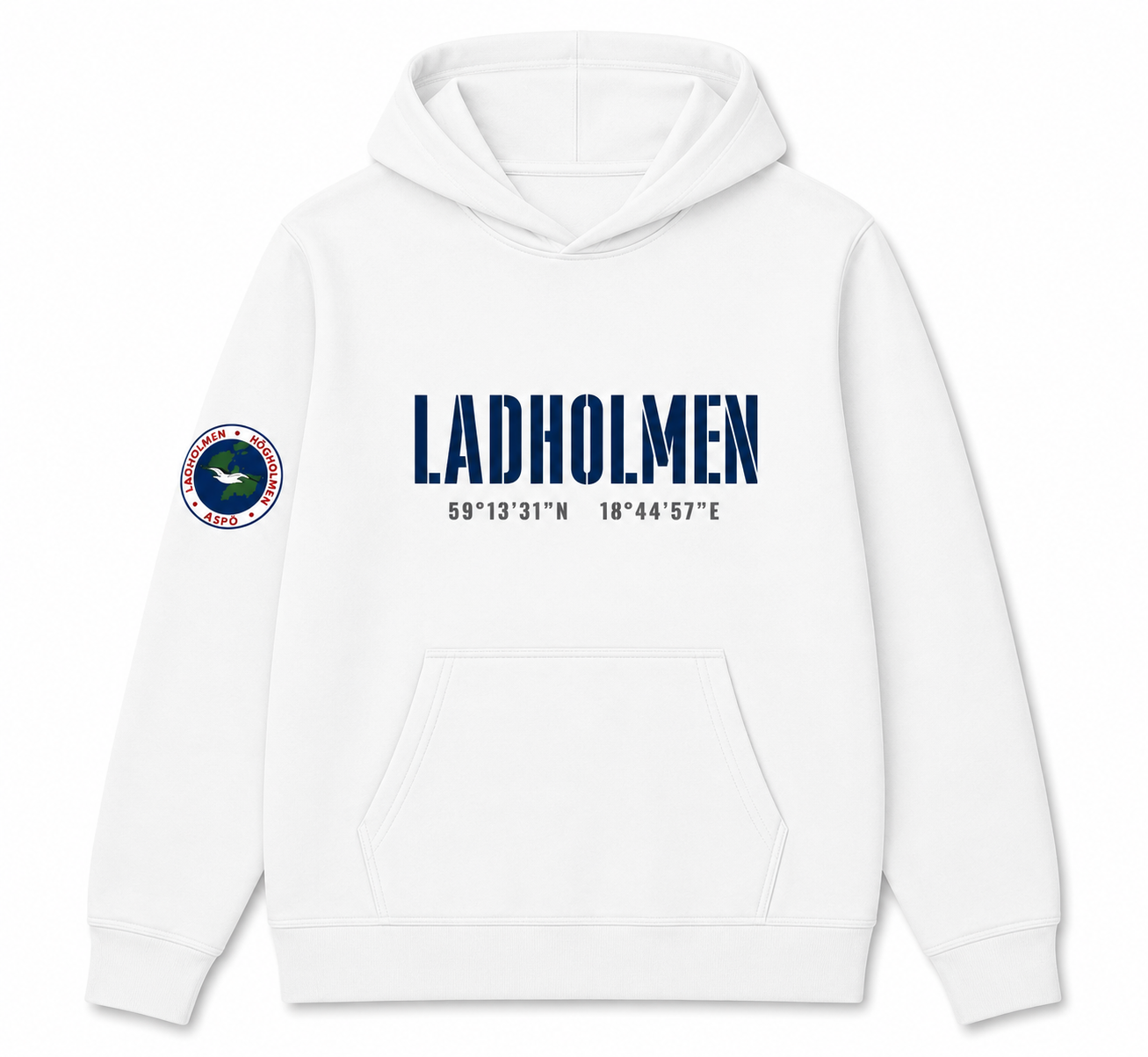 Ladholmen koordinat hoodie (unisex)